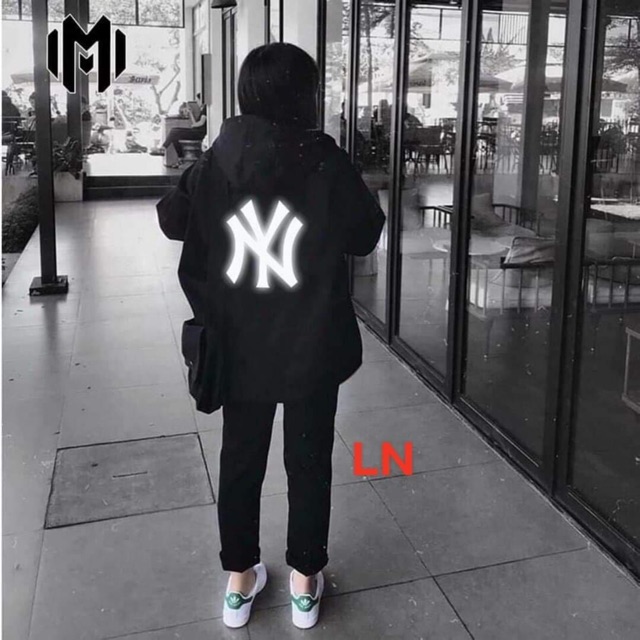 Áo khoác kaki mũ phản quang Ny cho nam nữ