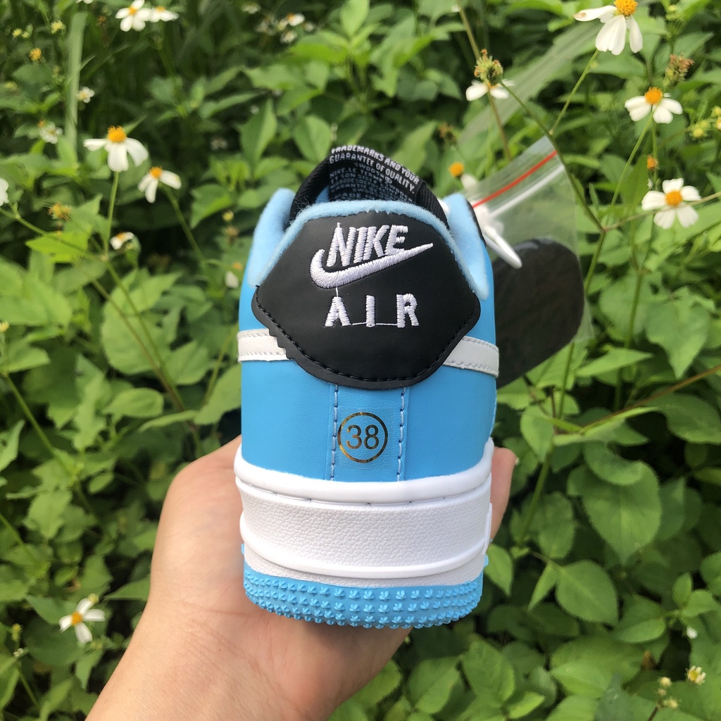 Giày AF1 xanh dương, Giày thể thao Air Force 1 blue sky siêu hot trend 2023 Full Box