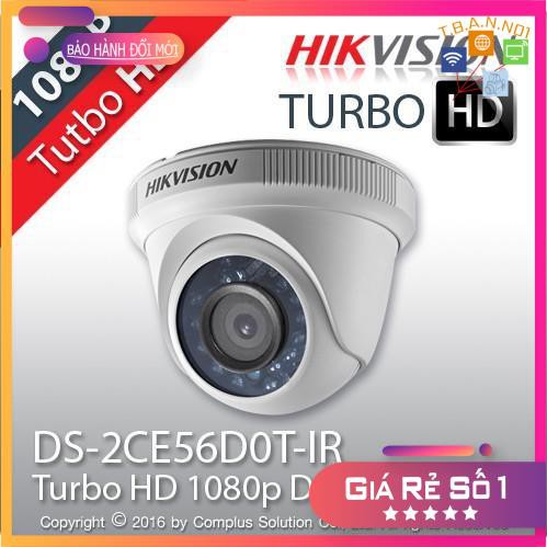 [56DOT-IR]CAMERA HIKVISION (HD-TVI 2M BÁN CẦU VỎ KIM LOẠI)