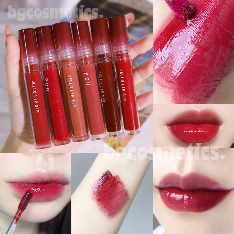 Son Bóng Ineyoo/Oulesong Màu Nude Nhạt Mềm Mượt Nuôi Dưỡng Môi Chống Thấm Nước