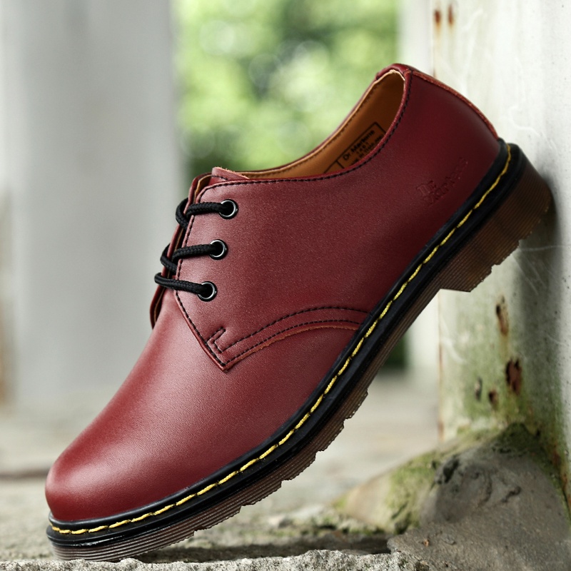 DR.MARTENS Giày Bốt Da Cổ Điển Thời Trang Cho Nam Nữ