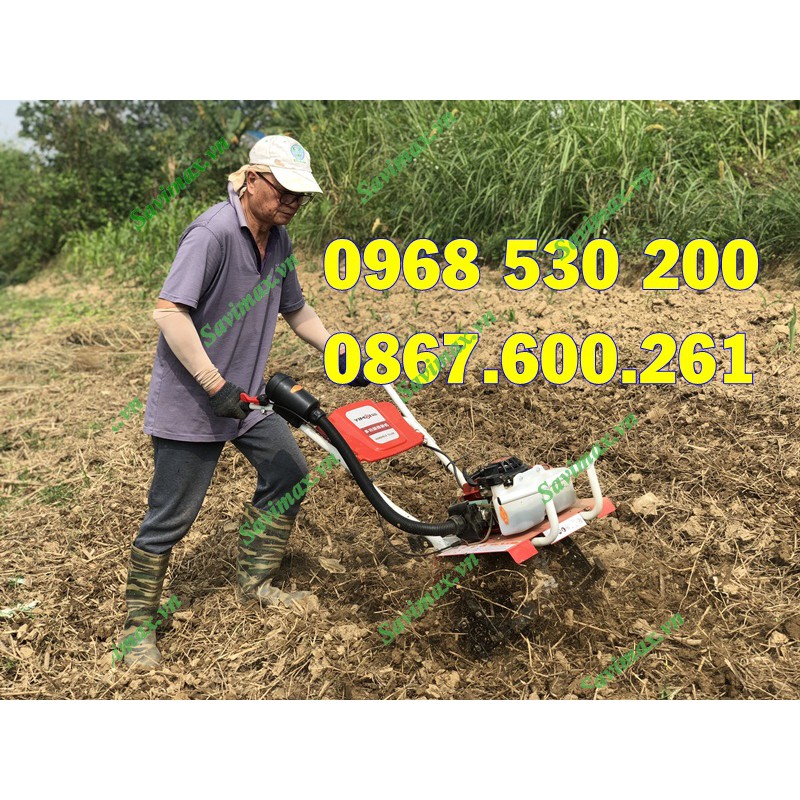 Máy xới đất mini YIM-680, Máy xạc cỏ vườn cây ăn quả giá rẻ