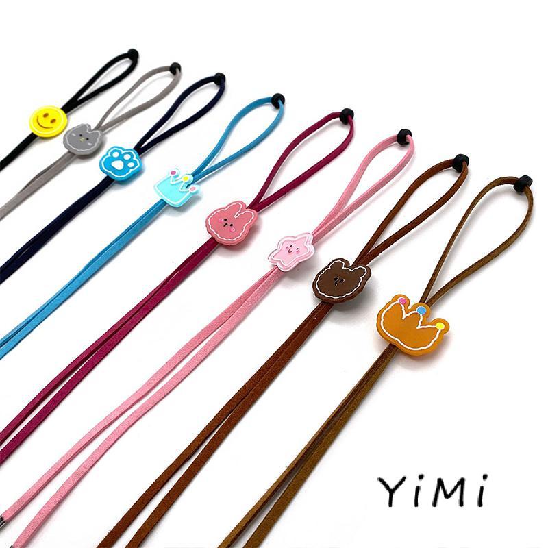 【Yimi.Vn】Dây Đeo Khẩu Trang Bằng Vải Nhung Sợi Nhỏ Thoải Mái Kiểu Hoạt Hình Cho Trẻ Em
