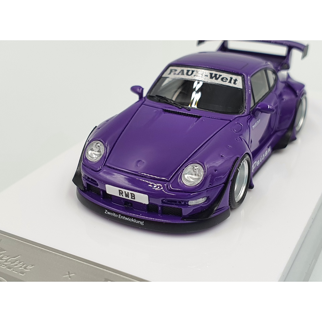 Xe Mô Hình Porsche RWB 991(993) &quot;Poison&quot; 1:64 Fuelme ( Tím )