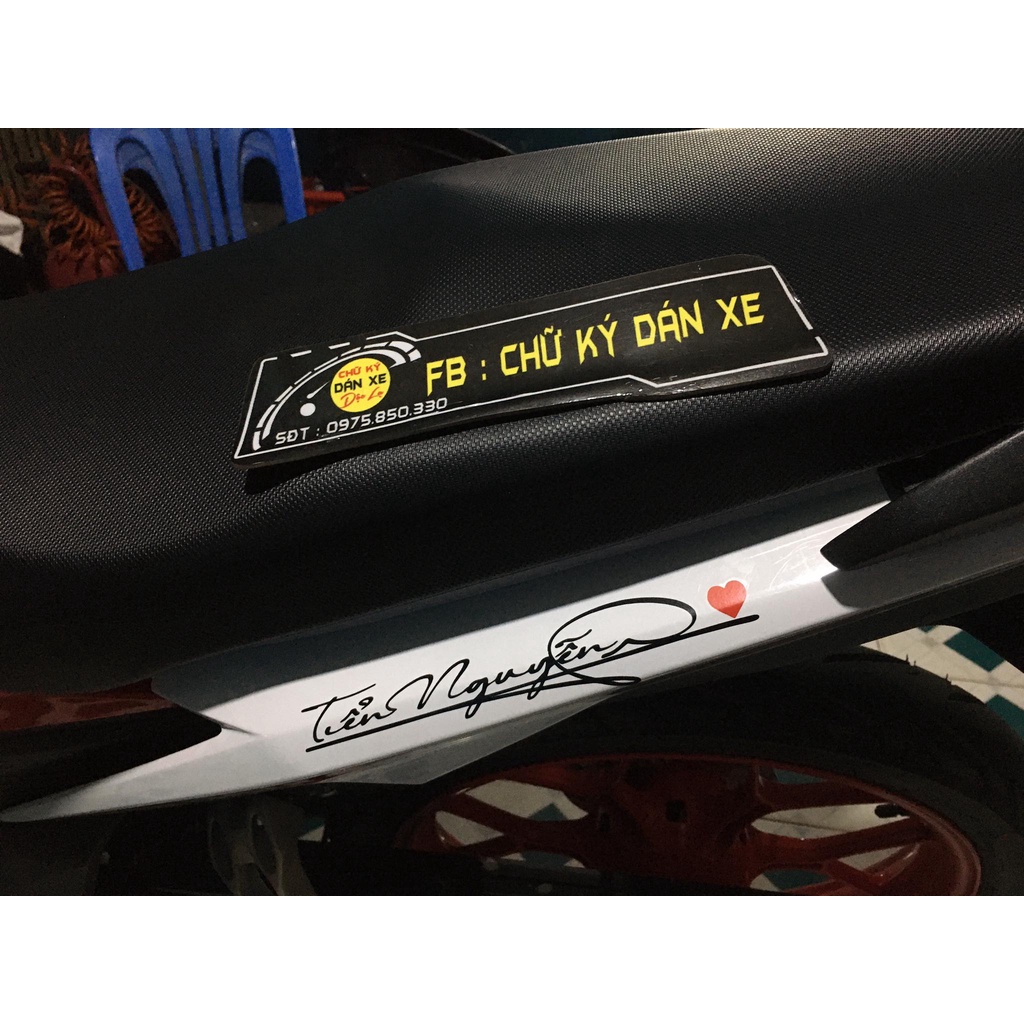 in tên dán xe theo yêu cầu - Tem chữ ký dán xe máy - Decal dán xe - Mua Decal, Tem Xe Máy. Tem Logo Đẹp - Tem dán xe máy