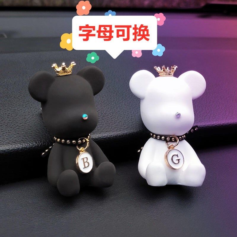 Phụ Kiện Khuếch Tán Nước Hoa Trang Trí Điều Hòa Xe Hơi Hình Gấu Dễ Thương