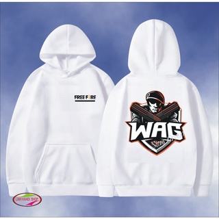 Áo khoác nỉ màu trắng Hoodie cực đẹp in hình WAG Team