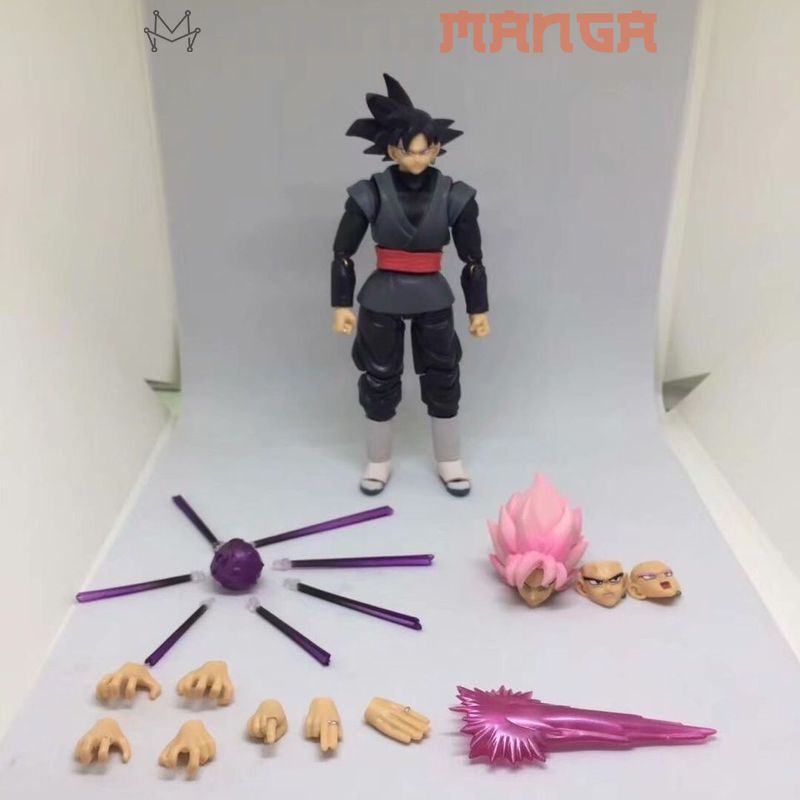 [CÓ QUÀ] Mô hình SHF Figuarts Black Goku Rose tóc hồng Dragon Ball Bảy viên ngọc rồng có khớp Songoku Vegeta Broly Gohan