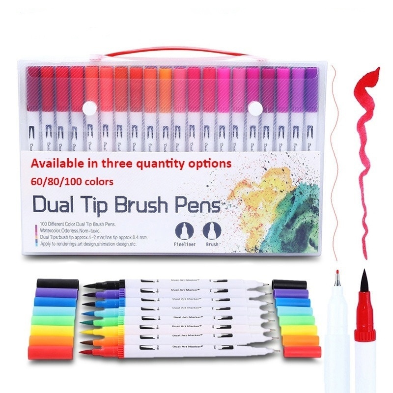 Set 100 / 120 Bút Màu Nước Tiện Lợi