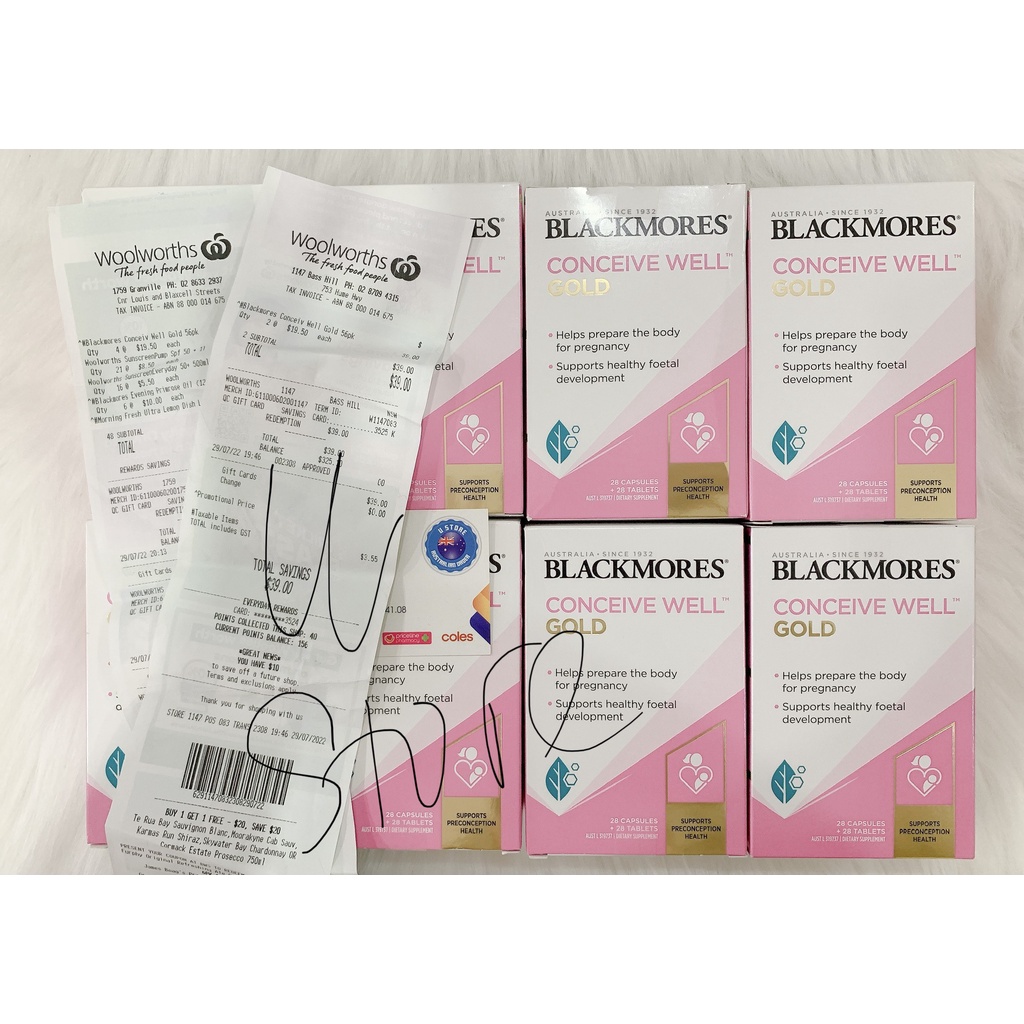 Bổ trứng Úc Conceive Well Gold 56 viên