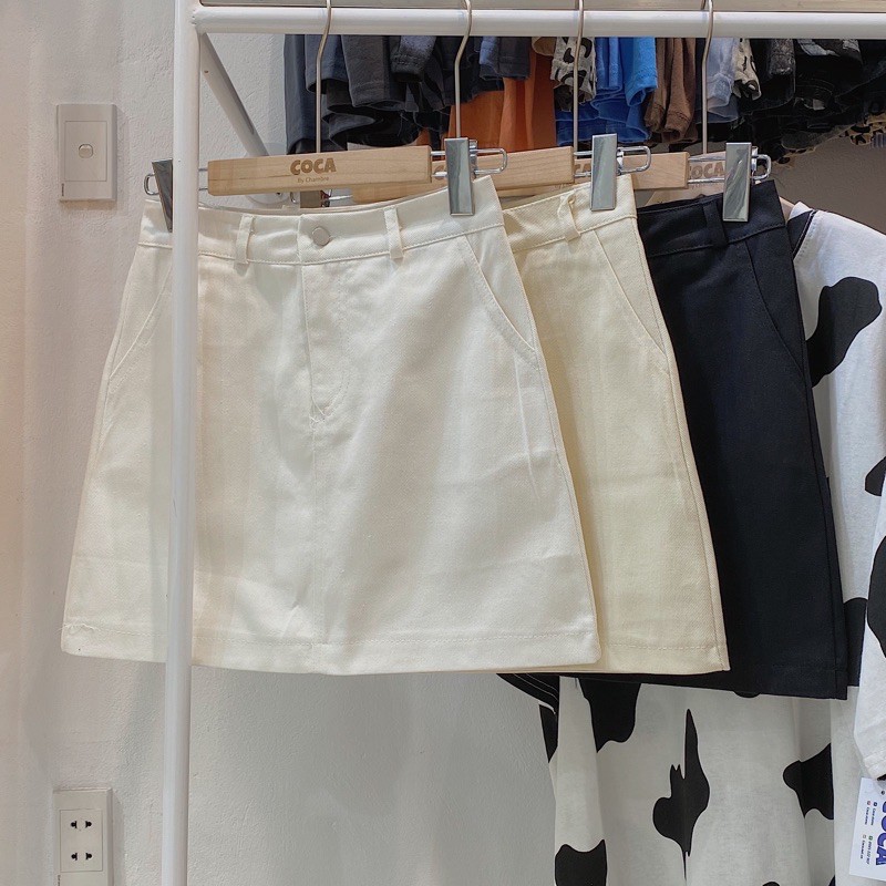 [Mã SKAMCLU7 giảm 10% tối đa 50K đơn 0Đ] chân váy jeans có quần trong 301 | BigBuy360 - bigbuy360.vn