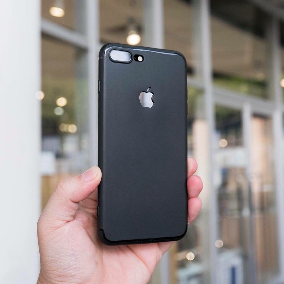 Ốp Lưng Dẻo Viền Bóng - Camera khoét táo IPhone 5/6/6p/7/7p/8/8p/X giá rẻ