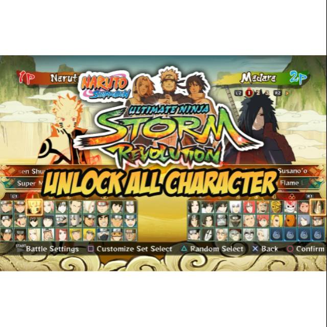 Mô Hình Nhân Vật Ninja Strom Revolution Iso Ps3 Cfw Trong Phim Naruto