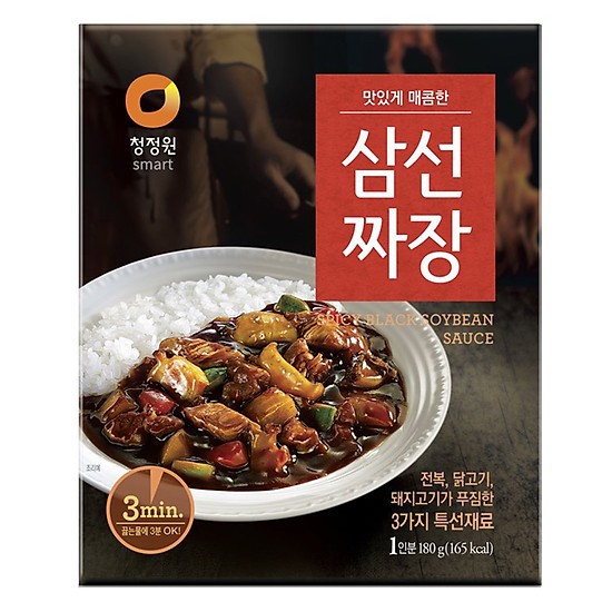 Tương đen trộn nhập khẩu Hàn Quốc, dùng để ăn kèm với cơm nóng, làm món mì tương đen 180G