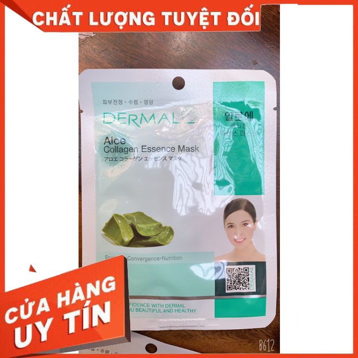 [CHÍNH HÃNG]Mặt nạ dưỡng da Dermal Hàn Quốc 23g | Nhiều màu | Mặt nạ Hàn Quốc dưỡng trắng da ,ngừa lão hóa,se khít chân