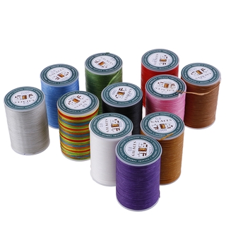 [LuckyToday] 1Pc Waxed Thread 0.8mm 90m Polyester Cord Sewing Machine Stitching For Craft