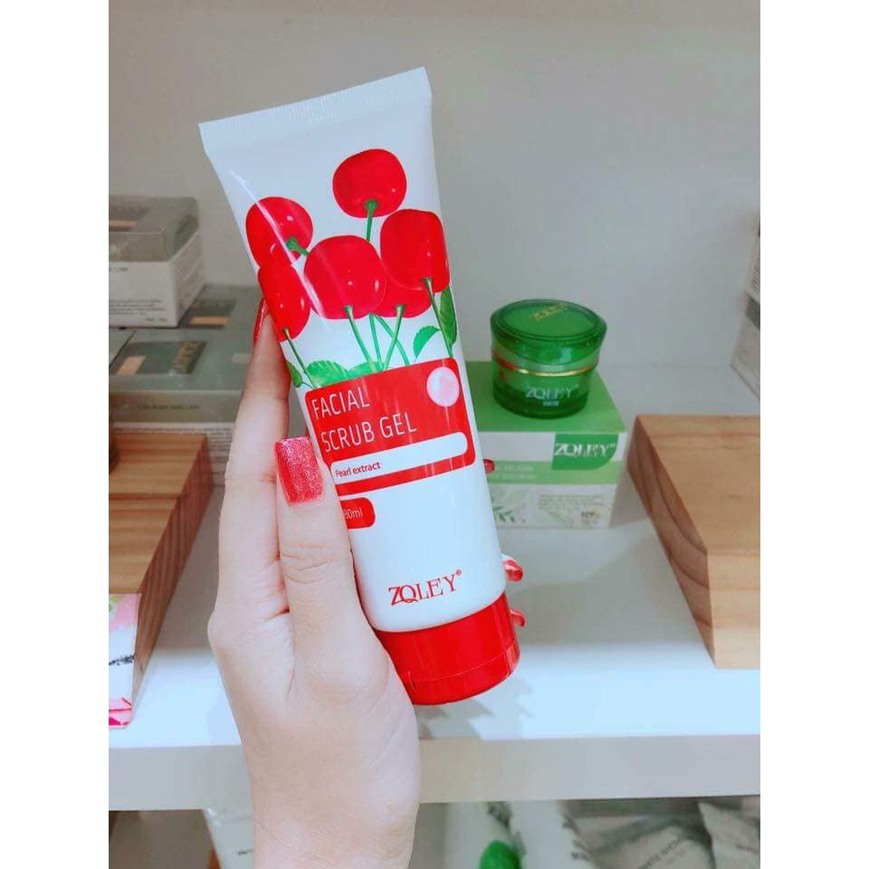 GEL TẨY TẾ BÀO CHẾT MẶT CHERRY FACIAL SCRUB GEL 80ML CHÍNH HÃNG - 3635