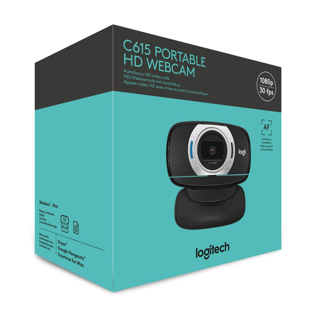 Webcam Logitech C615 - Hàng Chính Hãng