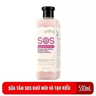 Sữa tắm SOS cho chó mèo giúp khử mùi và tạo kiểu chai 530ml màu hồng chính hãng