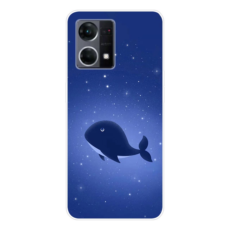 Ốp Điện Thoại TPU Dẻo Họa Tiết Hoạt Hình Dễ Thương Cho OPPO Reno8 4G OPPOReno8 4G