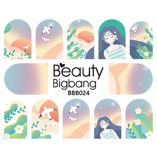 [Hàng mới về] Tấm sticker dán trang trí móng tay beautybigbang