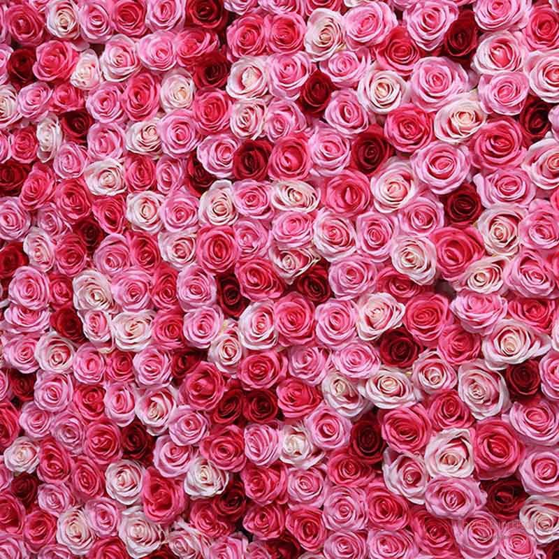 Set 50 bông hồng giả bằng lụa dùng trang trí nội thất / tiệc cưới