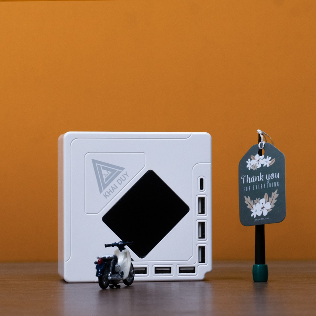 Hub USB 8 Cổng Sạc CDA27 Sạc Siêu Nhanh Tự Động Ngắt Kết Nối Khi Thiết Bị Đầy- Bảo Hành 12 Tháng