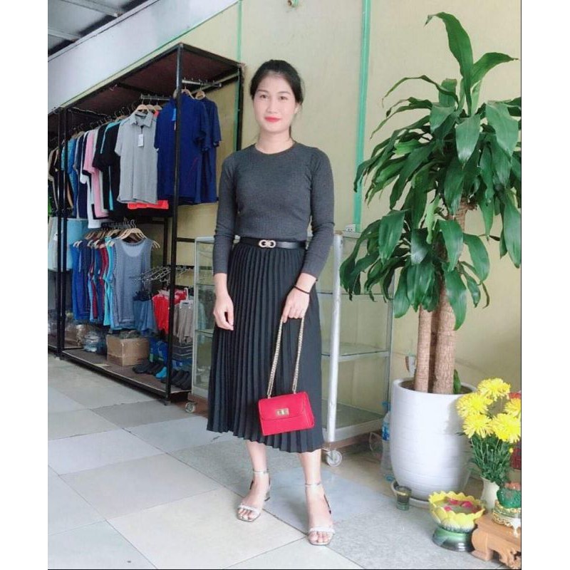 Chân váy Nữ xếp ly VNXK xuất Nhật | BigBuy360 - bigbuy360.vn