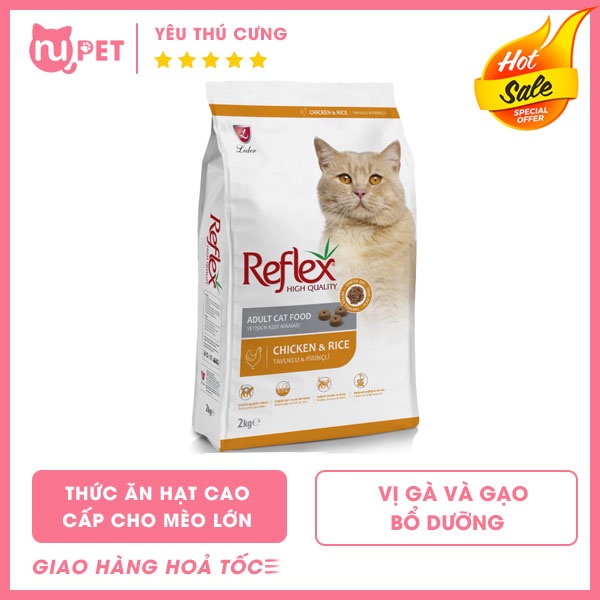 Thức ăn hạt cho mèo trưởng thành Reflex Adult 2kg