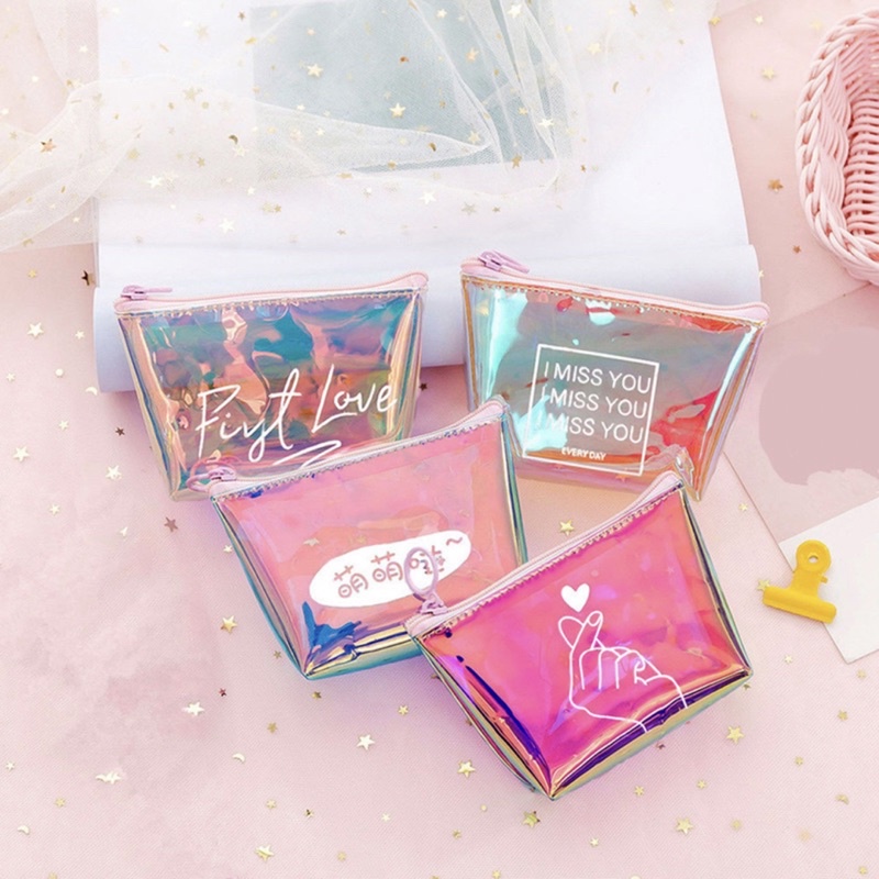 Ví nhựa PVC hologram trong suốt thời trang