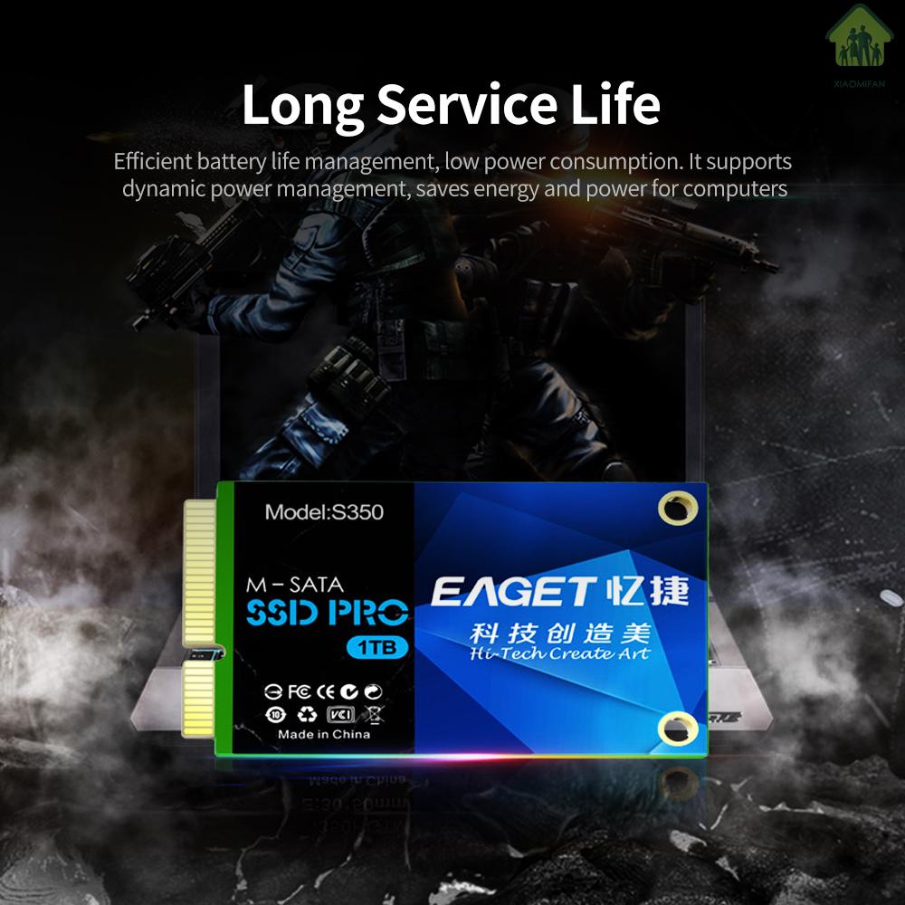 Ổ Cứng Ssd Xm Eaget S350 Ssd M-Sata Tốc Độ Cao Chống Sốc Cho Pc Laptop 256gb | BigBuy360 - bigbuy360.vn