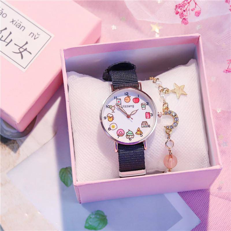 hồ đồng Đồng hồ sinh viên nhỏ tươi nữ Nữ đầu tiên trường trung học INTS đại học Phong cách Hàn Quốc của vải chống th | BigBuy360 - bigbuy360.vn