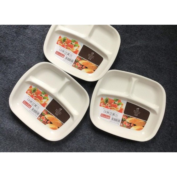 Khay ăn dặm BLW chia 3 ngăn cho bé Nakaya - Made in Japan - KBN 148210