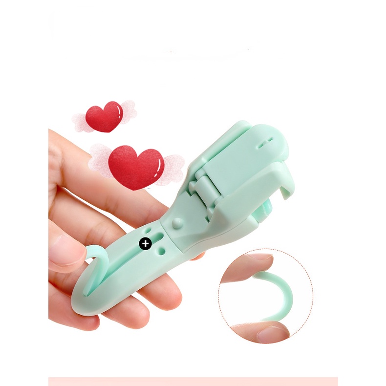 Dụng Cụ Uốn Cong Lông Mi mini Cầm Tay Bằng Nhựa ABS Hình Hoa Hướng Dương