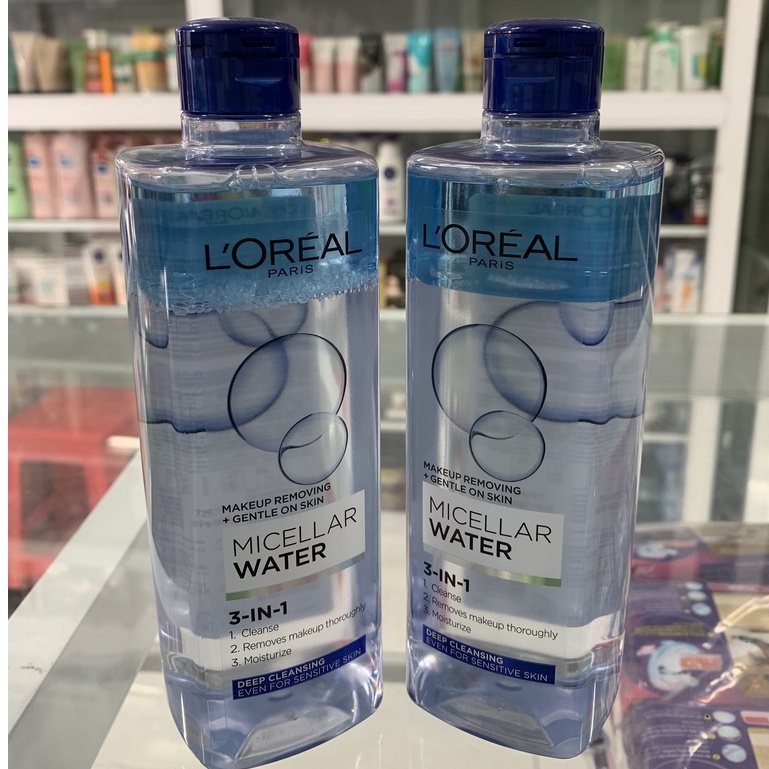 Nước Tẩy Trang Loreal 3 In 1 Micellar Làm Sạch Sâu 400ml (Deep Cleansing)