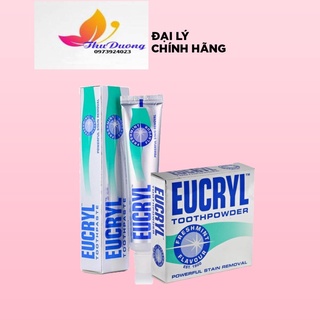 Combo kem đánh răng và bột làm trắng răng Eucryl