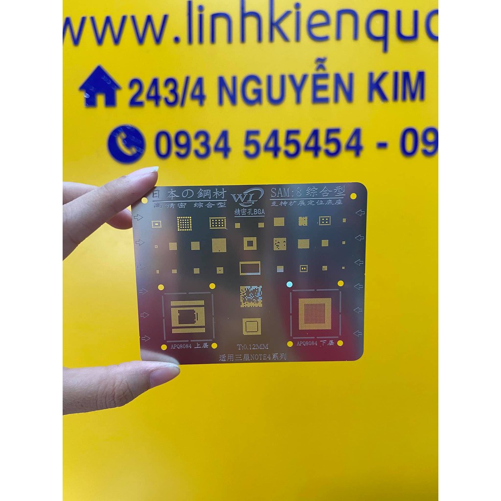Vĩ làm chân ic samsung WL Sam7 đến Sam 16
