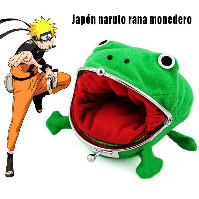 Ví tiền hình ếch màu xanh lá trong hoạt hình anime Naruto Nhật Bản làm quà tặng giáng sinh