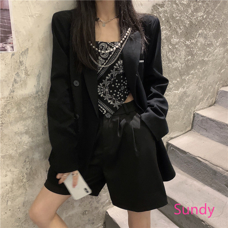 Áo Hai Dây Hoạ Tiết Hoa Phong Cách Retro Cho Nữ