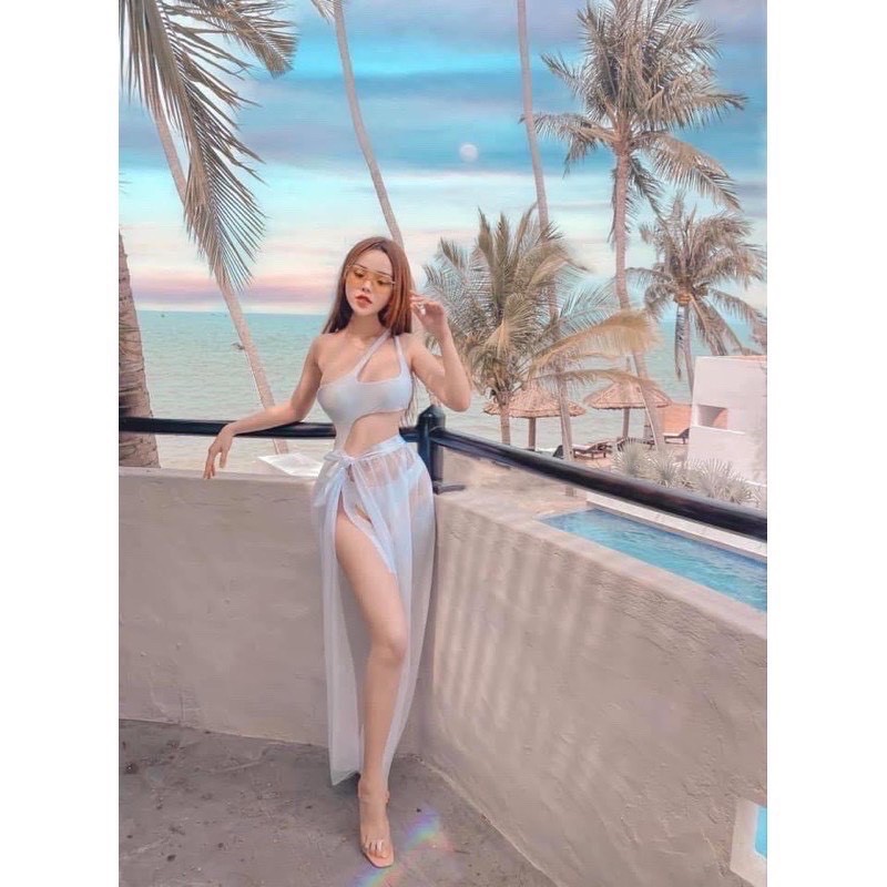 Chân váy voan mặc kèm bikini (100cm)