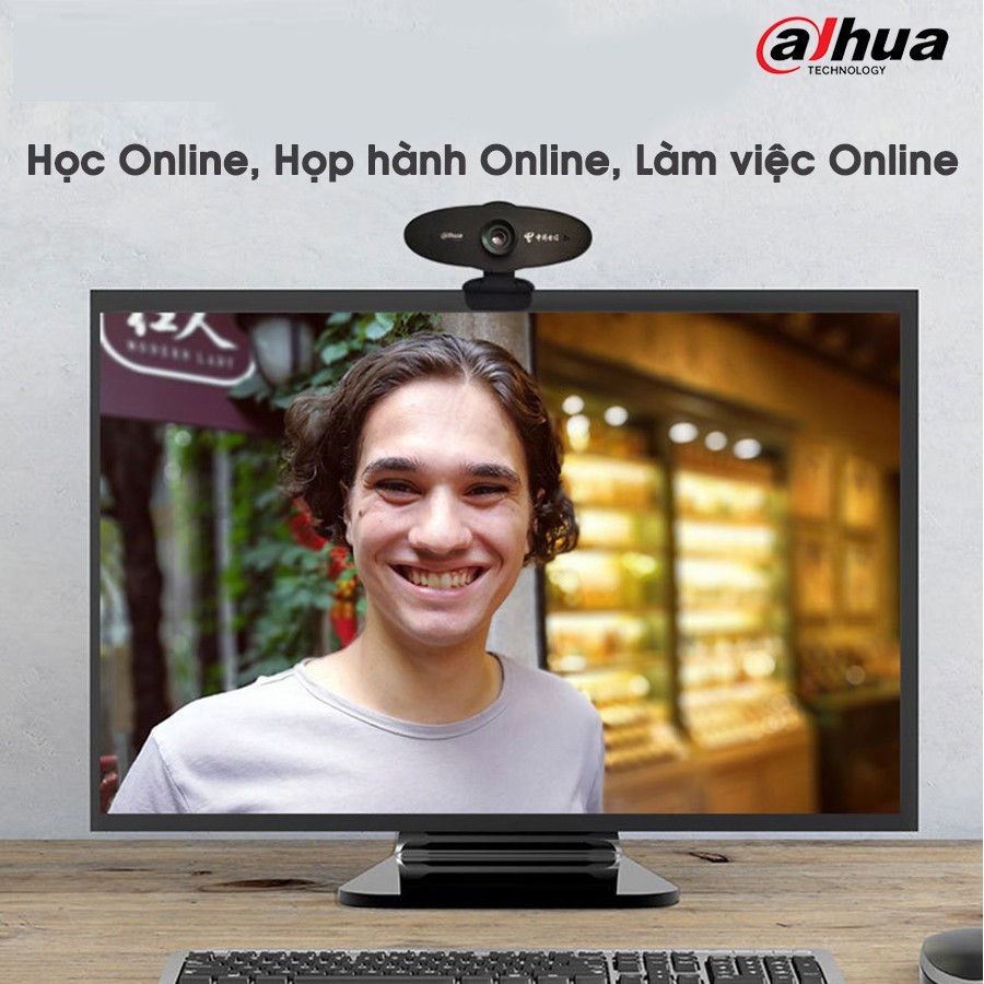 Webcam Máy Tính LapTop Có Mic HD 720p Z2 Plus Chính Hãng Dahua, Webcam Học Online, Làm Việc Trực Tuyến
