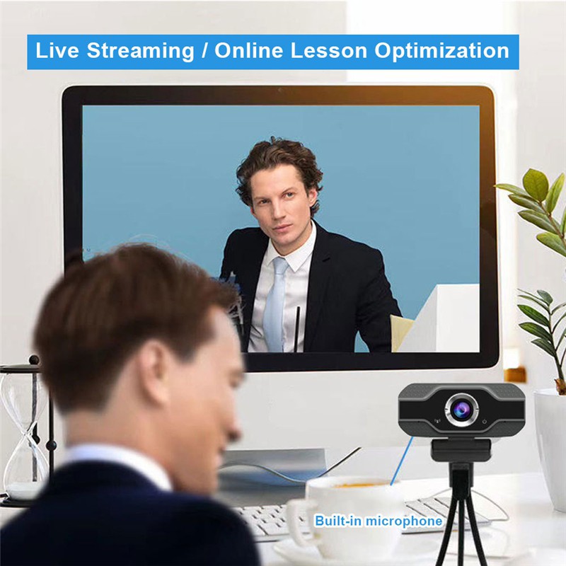 Máy ảnh webcam 1080 HD USB X52 cắm là chạy không cần trình cài đặt cho máy tính | BigBuy360 - bigbuy360.vn