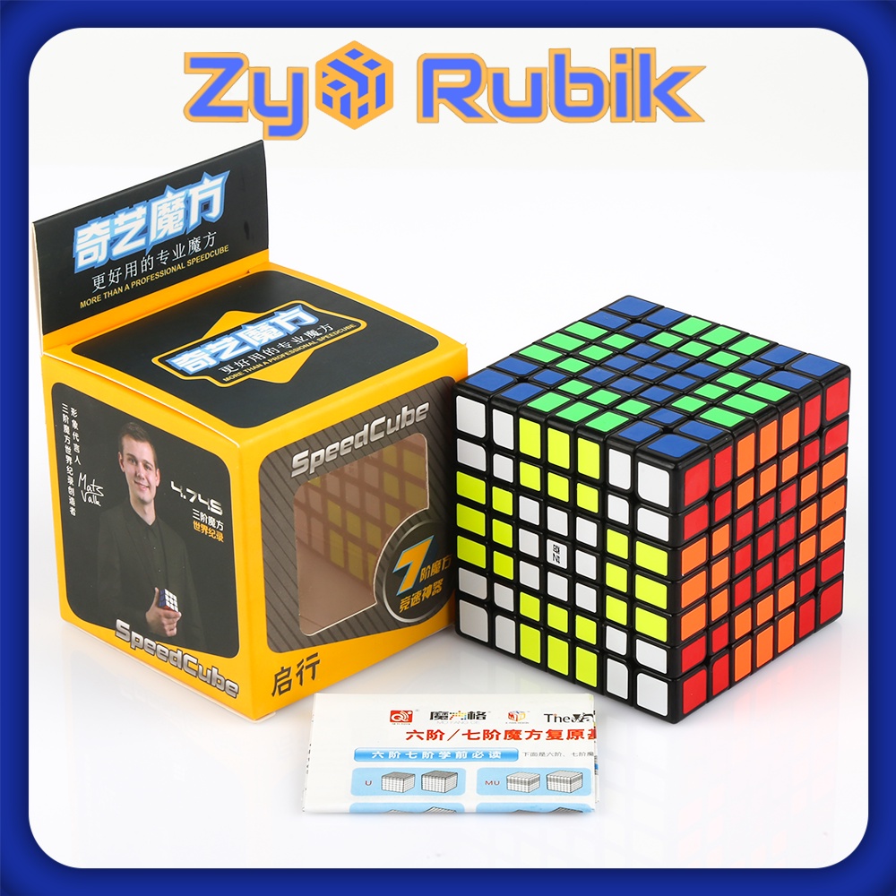 Rubik 7x7 QiYi Qixing Black (Màu Đen)/ Rubic 7x7 QiYi Qixing Black (Màu Đen) - ZyO Rubik