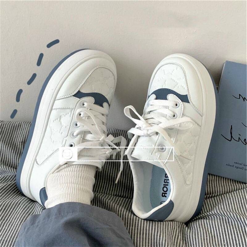 Giày thể thao nữ khoá dây sườn im chìm đế êm nhẹ