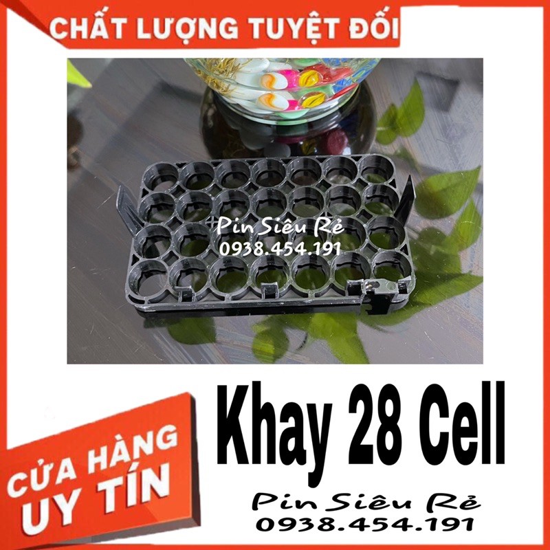 Khay 28 Cell 18650