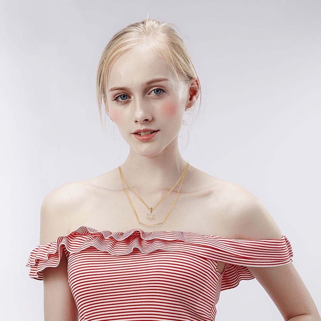 Vòng cổ RINHOO FRIENDSHIP hợp kim thời trang đơn giản dành cho nam và nữ