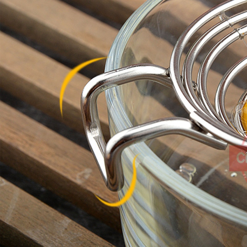 Dụng Cụ Tách Lòng Đỏ Trứng Hình Xoắn Ốc Bằng Thép Không Gỉ