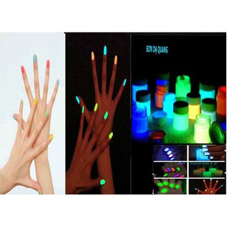  Sơn Móng Tay dạ Quang - sơn phát sáng-trang trí đồ vật  chuyên sỉ  Hbest