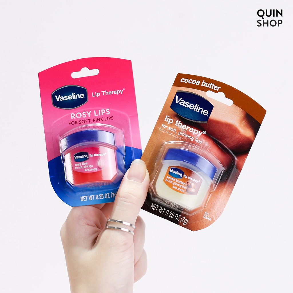 Son dưỡng môi Vaseline Lip Therapy 7g  USA - Chính Hãng
