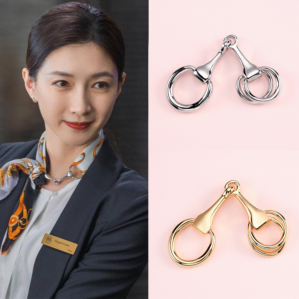 Kẹp khăn quàng cổ thanh lịch cho nữ